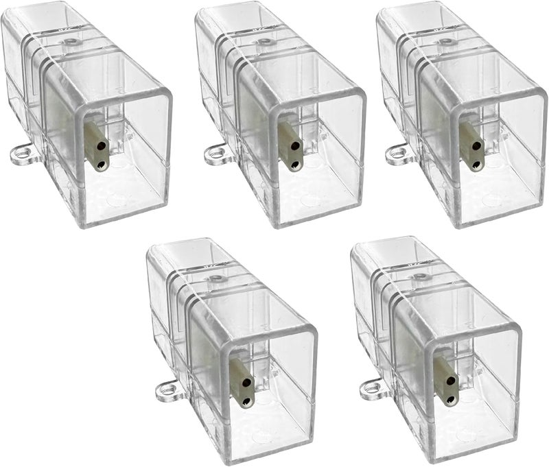 cezelux 5 Pack Hexagon Garage Light Connectors 180° I-Connector 2 Pin 2 Way LED Garage Light Copper Pin DIY Hexagon Accessories Replacement/Spare for Honeycomb Lighting Systems (5 Pack I Connector) - Image 1